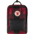 Zaino Fjällräven Kånken Re-Wool Laptop 15" nero Redblack