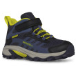 Scarpe da bambino Merrell Moab Speed 2 Mid A/C Wtpf blu/giallo navy/hi viz