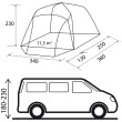 Tenda per minibus Brunner Trouper XL