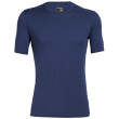 Maglietta da uomo Icebreaker Men 200 Oasis SS Crewe blu EstateBlue