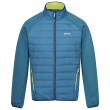 Giacca da uomo Regatta Clumber IV Hybrid azzurro Moroccan Blue(Citron Lime)