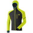 Felpa da uomo Dynafit Radical Ptc M Jkt nero/verde LimePunch/