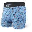 Boxer Saxx Ultra Boxer Brief Fly turchese BlueActionShot