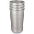 Set di bicchieri in acciaio inox Klean Kanteen Steel Pint 473 ml argento Brushed Stainless