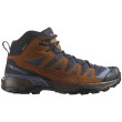 Scarpe da uomo Salomon X Ultra 360 Leather Mid Gore-Tex blu Blue Nights / Caramel Cafe / Grisaille