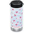 Borraccia termica Klean Kanteen TK Wide 12 oz bianco