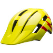 Casco da ciclismo per bambini Bell Sidetrack II Youth rosso/giallo Hi-Viz/Red