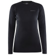 Maglietta sportiva da donna Craft Core Warm Baselayer Ls nero Black