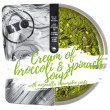Cibo disidratato Lyo food Cream of Broccoli & Spinach Soup with Mozarella and pumpkin seeds