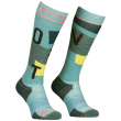 Calze al ginocchio da donna Ortovox Freeride Long Socks Cozy Women's azzurro Ice Waterfall