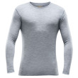 Maglietta da uomo Devold Breeze Man Shirt long sleeve grigio GrayMelange