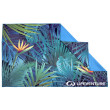 Asciugamano ad asciugatura rapida LifeVenture Printed SoftFibre Trek Towel blu/verde Tropical