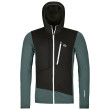 Felpa da uomo Ortovox Fleece Grid Hoody M blu scuro dark arctic grey