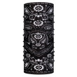 Bandana Buff Original nero/bianco new cashmere black