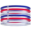 Fascia Under Armour Mini Headbands blu/bianco Royal / Red / White