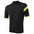 Maglia da ciclismo da uomo Sensor Cyklo Coolmax Classic nero True black