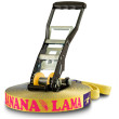 Slackline Gibbon Bananalama XL Treewear Set giallo/rosa