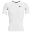 Maglietta funzionale da uomo Under Armour HG Armour Comp SS bianco White/Black