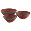 Set di ciotole Outwell Collaps Bowl Set marrone Terracotta
