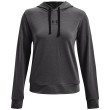 Felpa da donna Under Armour Rival Terry Hoodie grigio Jet Gray / Mod Gray / Black