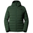 Giacca da donna The North Face W Belleview Stretch Down Hoodie verde PINE NEEDLE