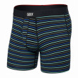 Boxer Saxx Vibe Xtra Super Soft Boxer Brief Fly blu/nero gent's stripe-sport blue