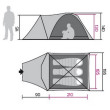 Tenda da trekking Hannah Hover 3