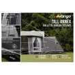 Tenda a veranda per minibus e van Vango Tall Annex Elements ProShield - Balletto & Tuscany