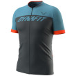 Maglia da ciclismo da uomo Dynafit Ride Light S/S Fz Tee M blu scuro 3011 - blueberry STORM BLUE/8070