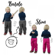 Pantaloni per bambini in pile Unuo Softshell vzor