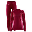 Set da donna Craft Core Dry Baselayer rosso/rosa MachineFame