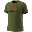 Maglietta funzionale da uomo Dynafit Transalper Graphic S/S Tee M verde Winter Moss