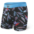 Boxer Saxx Ultra Boxer Brief Fly nero/blu BlueBirdsOfParadise