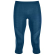 Pantaloni termici da uomo Ortovox 120 Competition Light Short Pants blu scuro petrol blue