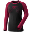 Maglietta sportiva da donna Dynafit Speed Dryarn W L/S Tee rosso/nero beet red/0910