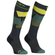 Calzettoni da uomo Ortovox Freeride Long Socks Cozy Men's nero Black Steel