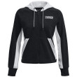 Felpa da donna Under Armour Rival + FZ Hoodie nero Black / White / White