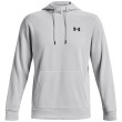 Felpa da uomo Under Armour Armour Fleece Hoodie grigio Halo Gray / / Black