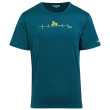 Maglietta da uomo Regatta Fingal Slogan III blu/verde Moroccan Blu