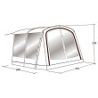 Annesso alla tenda Outwell Universal Awning Size 2