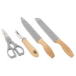 Set di coltelli Outwell Chena Knife Set Peeler Scissor