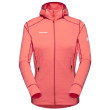 Felpa tecnica da donna Mammut Taiss Light ML Hooded Jacket Women rosa Salmon-terracotta