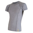 Maglietta funzionale da uomo Sensor Merino Wool Active manica corta grigio Grey