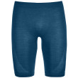 Pantaloni termici da uomo Ortovox 120 Competition Light Shorts blu scuro petrol blue