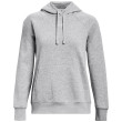 Felpa da donna Under Armour Rival Fleece Hoodie grigio Mod Gray Light Heather / / White