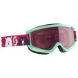 Occhiali da sci per bambini Scott Agent Junior verde MintGreen/Pink