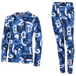 Biancheria termica per bambini Dare 2b Pow Baselayer Set blu Olympian Blue Graffiti