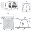 Tenda per minibus Outwell Milestone Shade Air