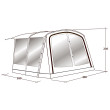 Annesso alla tenda Outwell Universal Awning Size 5