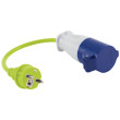 Spina di conversione Outwell Opus Conversion Plug 0.3 m verde Lime Green